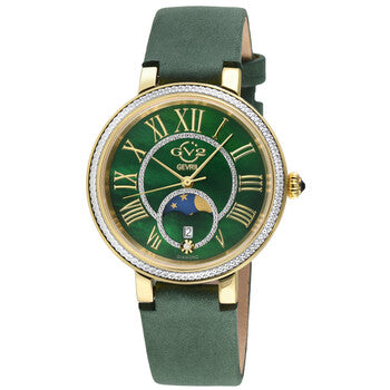 Genoa Mother of Pearl Dial Quartz Moon Phase Diamond Ladies Watch
