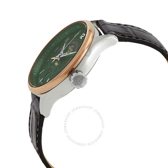 Gv2 By Gevril, Giromondo Quartz Green Dial Men's Watch