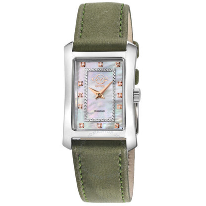 Gv2 By Gevril, Luino Diamond Mother of Pearl Dial Ladies Watch
