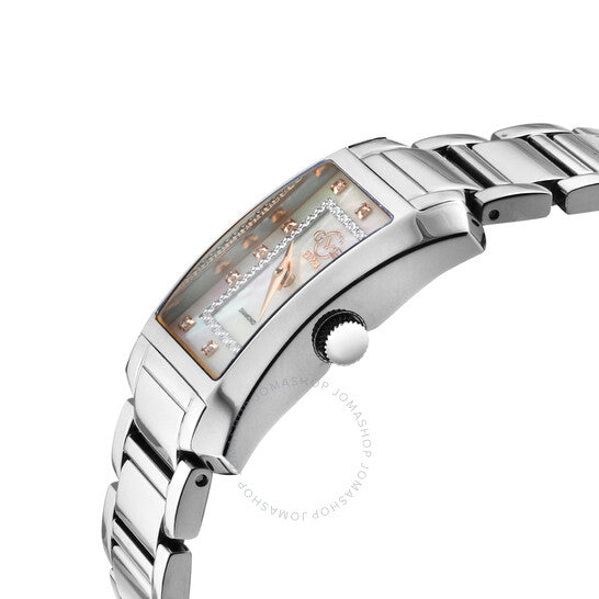 Gv2 By Gevril, Luino Diamond Mother of Pearl Dial Ladies Watch