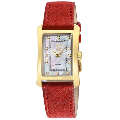Gv2 By Gevril, Luino Diamond Mother of Pearl Dial Ladies Watch