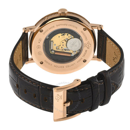 Gv2 By Gevril, Maestro Quartz Moon Phase Grey Dial Men's Watch