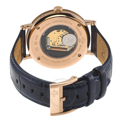 Gv2 By Gevril, Maestro Quartz Moon Phase Silver Dial Men's Watch