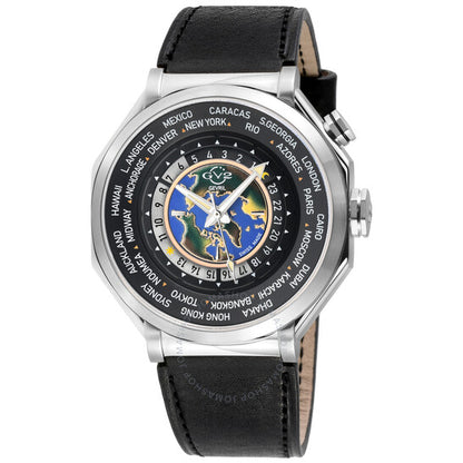 Gv2 By Gevril, Marchese Quartz Black Dial Men's Watch