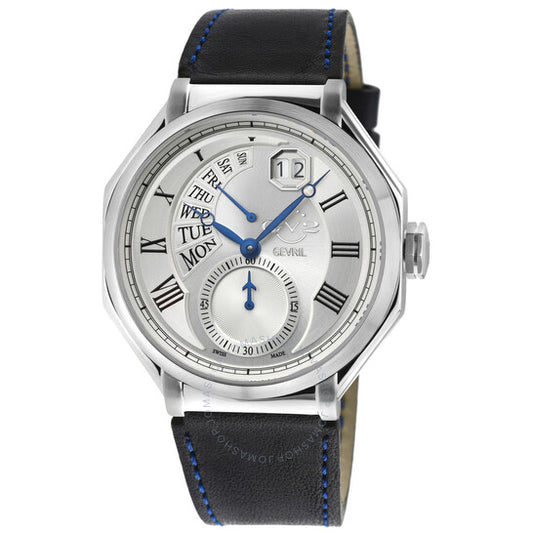Gv2 By Gevril, Marchese Quartz Silver Dial Men's Watch