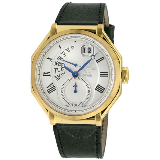 Gv2 By Gevril, Marchese Quartz Silver Dial Men's Watch