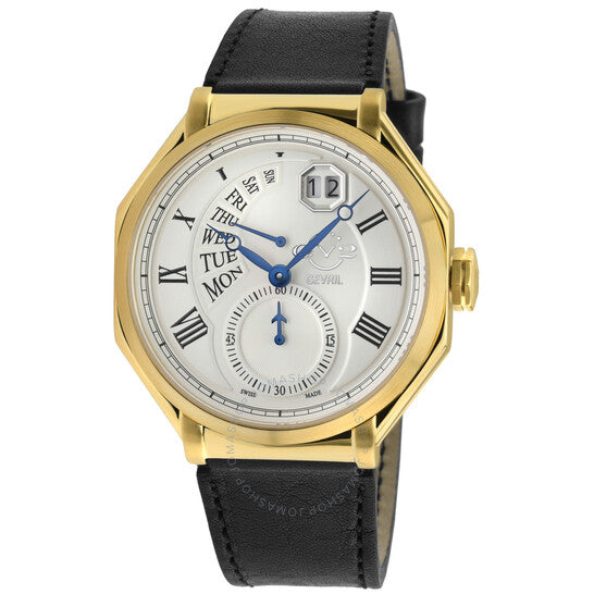 Gv2 By Gevril, Marchese Quartz Silver Dial Men's Watch