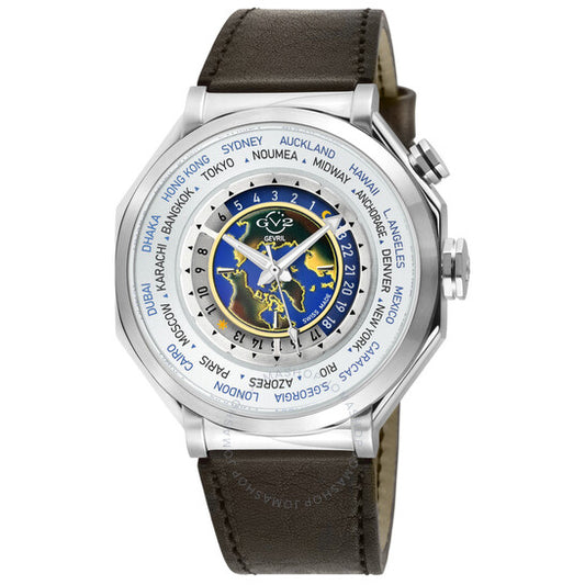 Gv2 By Gevril, Marchese Quartz White Dial Men's Watch