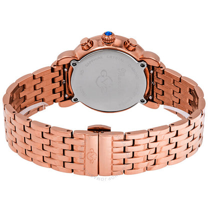 Gv2 من جيفريل، ساعة مارسالا كرونوغراف مرصعة بالألماس والكريستال للسيدات