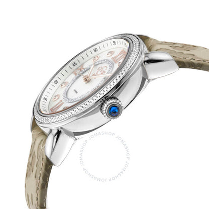 Gv2 By Gevril, Marsala Diamond Mother of Pearl Dial Ladies Watch