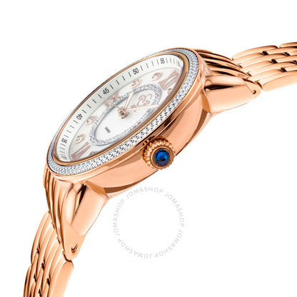 Gv2 By Gevril, Marsala Diamond Mother of Pearl Dial Ladies Watch