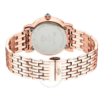 Gv2 By Gevril, Marsala Diamond Mother of Pearl Dial Ladies Watch