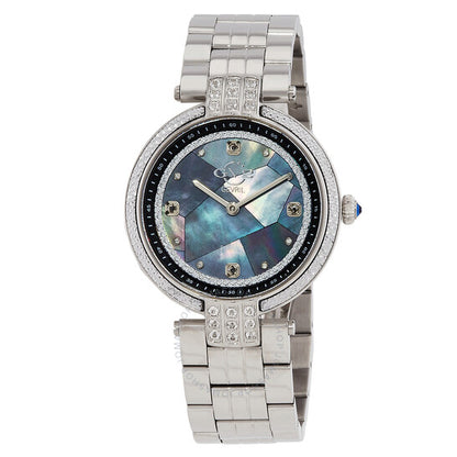 Gv2 By Gevril, Matera Diamond Mother of Pearl Dial Ladies Watch