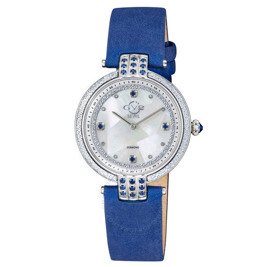 Gv2 By Gevril, Matera Diamond Mother of Pearl Dial Ladies Watch