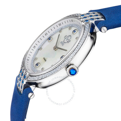 Gv2 By Gevril, Matera Diamond Mother of Pearl Dial Ladies Watch