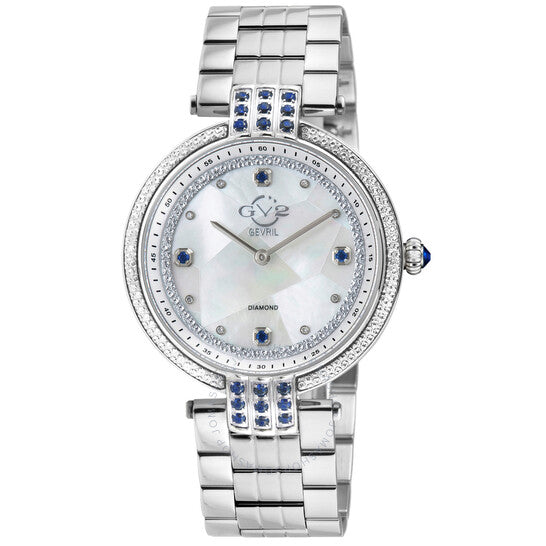 Gv2 By Gevril, Matera Diamond Mother of Pearl Dial Ladies Watch