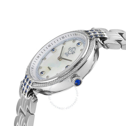 Gv2 By Gevril, Matera Diamond Mother of Pearl Dial Ladies Watch