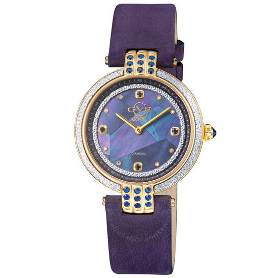 Gv2 By Gevril, Matera Diamond Mother of Pearl Dial Ladies Watch