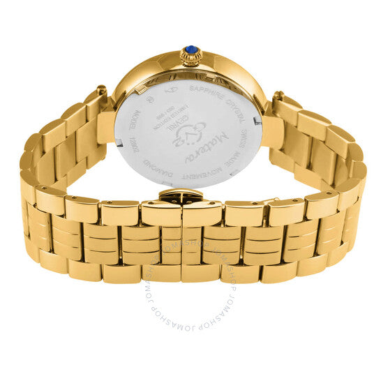 Gv2 By Gevril, Matera Diamond Mother of Pearl Dial Ladies Watch