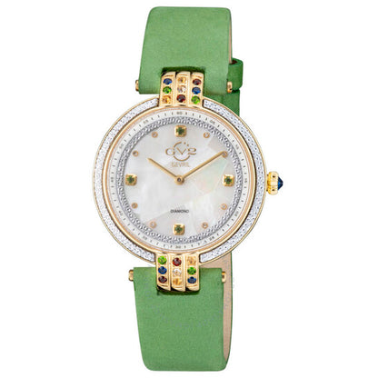 Gv2 By Gevril, Matera Diamond Mother of Pearl Dial Ladies Watch