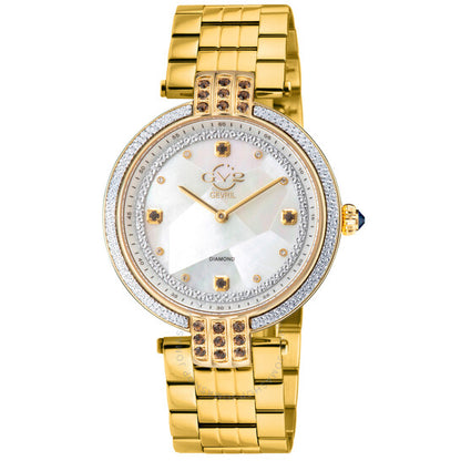 Gv2 By Gevril, Matera Diamond Mother of Pearl Dial Ladies Watch