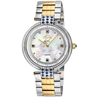 Gv2 By Gevril, Matera Diamond Mother of Pearl Dial Ladies Watch
