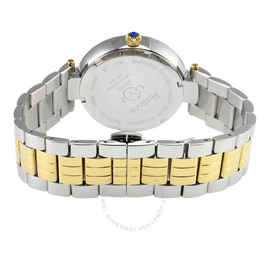 Gv2 By Gevril, Matera Diamond Mother of Pearl Dial Ladies Watch