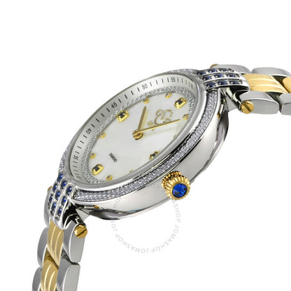 Gv2 By Gevril, Matera Diamond Mother of Pearl Dial Ladies Watch