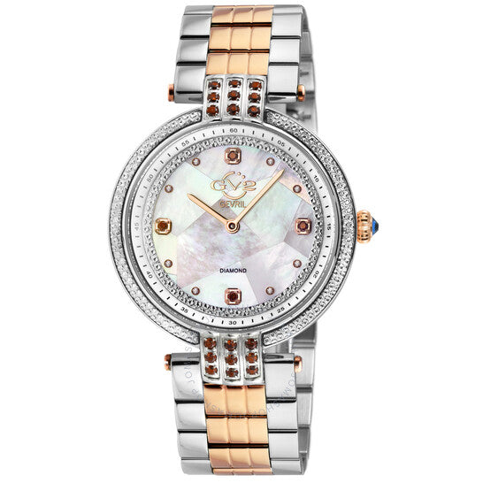 Gv2 By Gevril, Matera Diamond Mother of Pearl Dial Ladies Watch