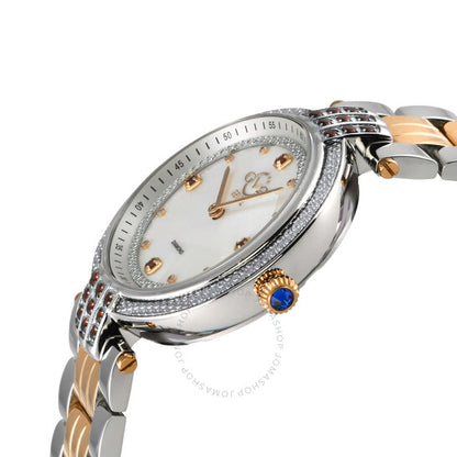 Gv2 By Gevril, Matera Diamond Mother of Pearl Dial Ladies Watch