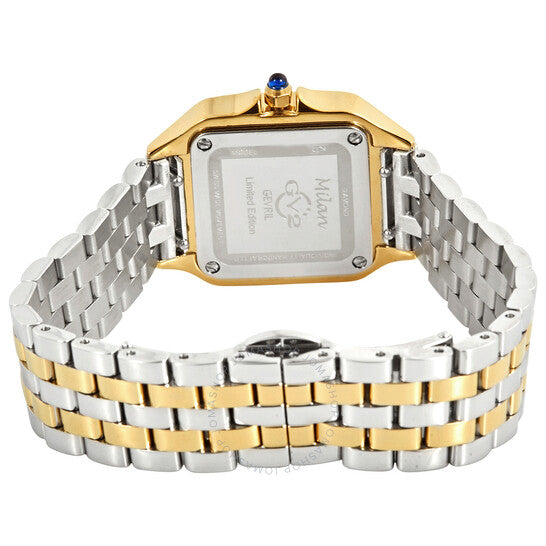 ساعة Gv2 من جيفريل، ميلانو كوارتز بمينا بيضاء للسيدات