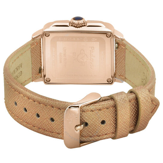 ساعة Gv2 من جيفريل، ساعة بادوفا كوارتز ألماسية للسيدات