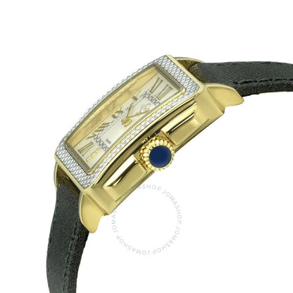 ساعة Gv2 من جيفريل، بادوفا كوارتز بمينا بيضاء للسيدات