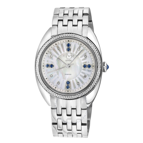 Gv2 By Gevril, Palermo Diamond Mother of Pearl Dial Ladies Watch