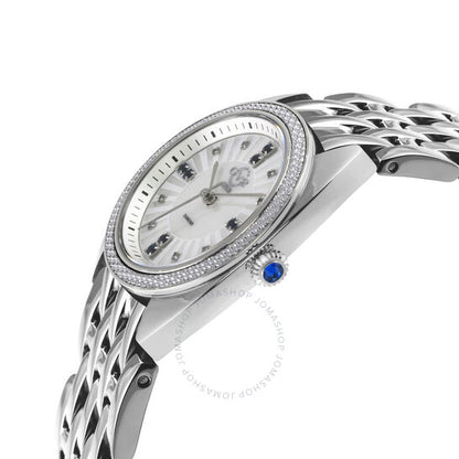 Gv2 By Gevril, Palermo Diamond Mother of Pearl Dial Ladies Watch