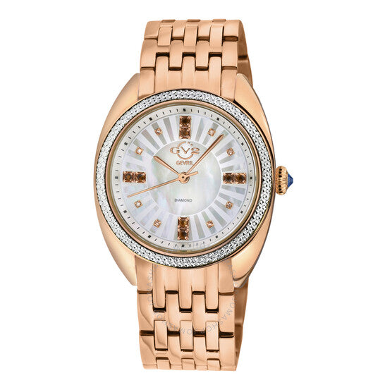 Gv2 By Gevril, Palermo Diamond Mother of Pearl Dial Ladies Watch