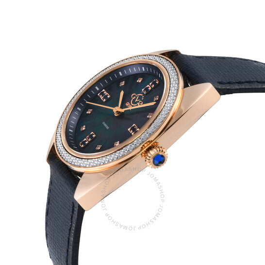 Gv2 By Gevril, Palermo Diamond Mother of Pearl Dial Ladies Watch