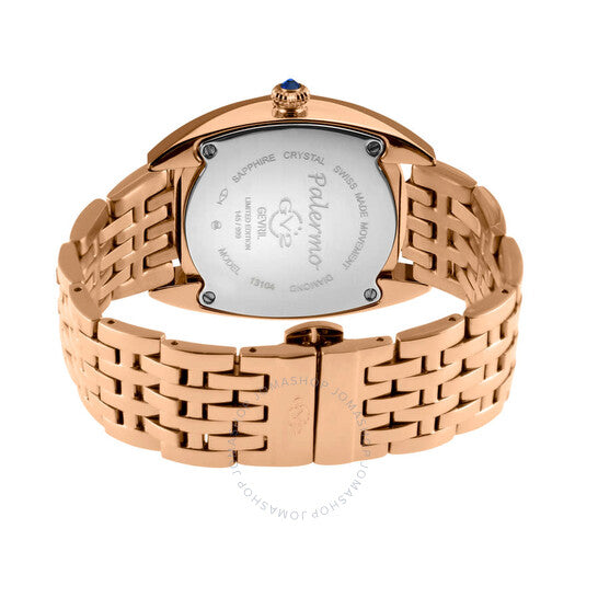 Gv2 By Gevril, Palermo Diamond Mother of Pearl Dial Ladies Watch