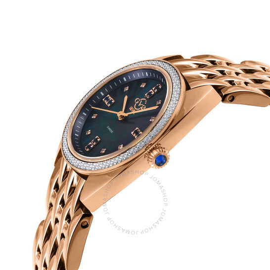 Gv2 By Gevril, Palermo Diamond Mother of Pearl Dial Ladies Watch