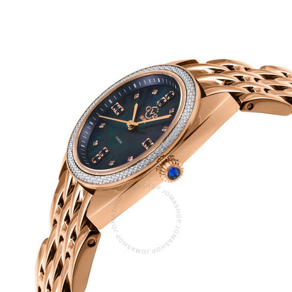 Gv2 By Gevril, Palermo Diamond Mother of Pearl Dial Ladies Watch