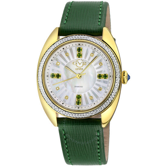 Gv2 By Gevril, Palermo Diamond Mother of Pearl Dial Ladies Watch
