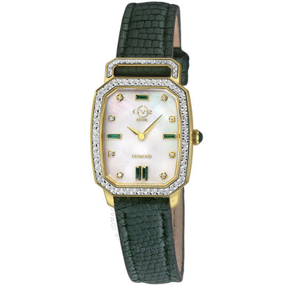 Gv2 By Gevril, Pavia Diamond Mother of Pearl Dial Ladies Watch