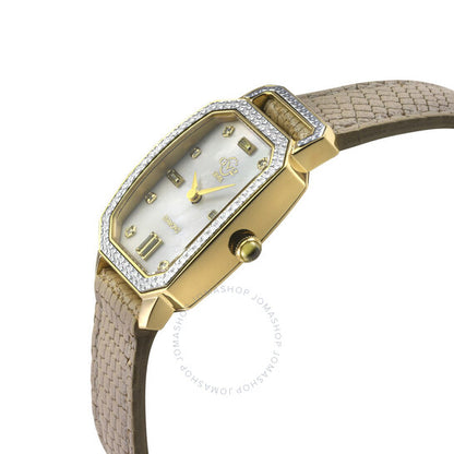 Gv2 By Gevril, Pavia Diamond Mother of Pearl Dial Ladies Watch