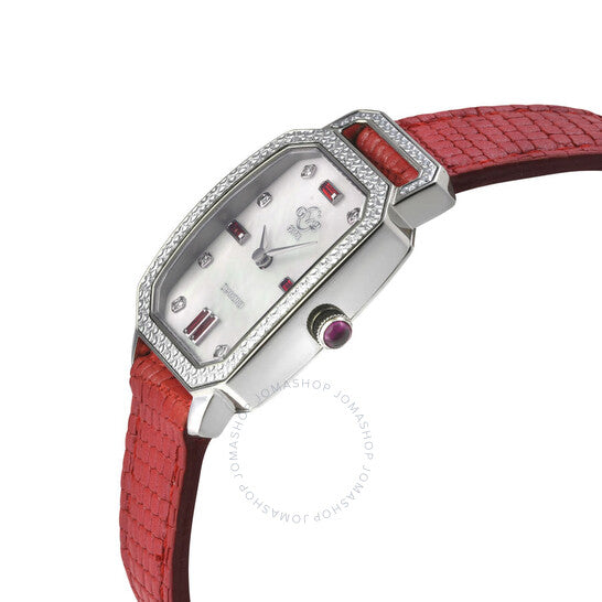 Gv2 By Gevril, Pavia Diamond Mother of Pearl Dial Ladies Watch