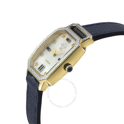 Gv2 By Gevril, Pavia Diamond Mother of Pearl Dial Ladies Watch