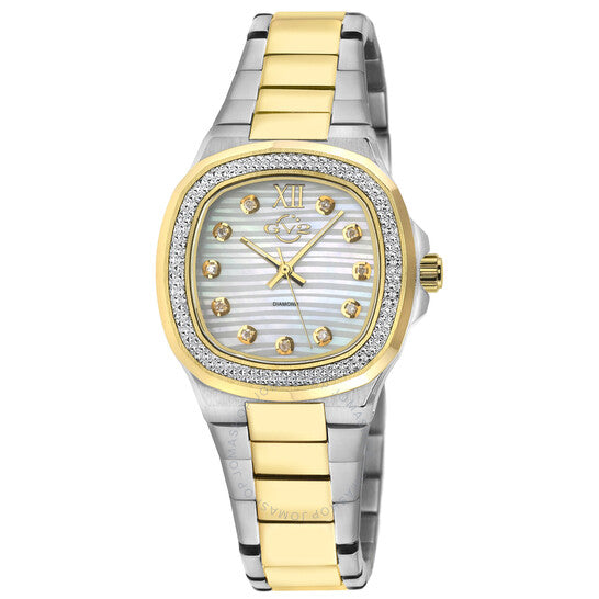 Gv2 By Gevril, Potente Diamond Mother of Pearl Dial Ladies Watch