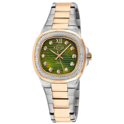 Gv2 By Gevril, Potente Diamond Mother of Pearl Dial Ladies Watch