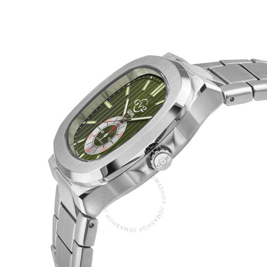 Gv2 By Gevril, Potente Green Dial Men's Watch