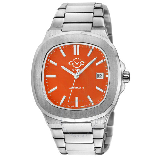 Gv2 By Gevril, Potente Orange Dial Men's Watch