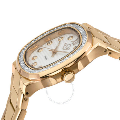 Gv2 من جيفريل، ساعة نسائية كوارتز قوية مرصعة بالألماس